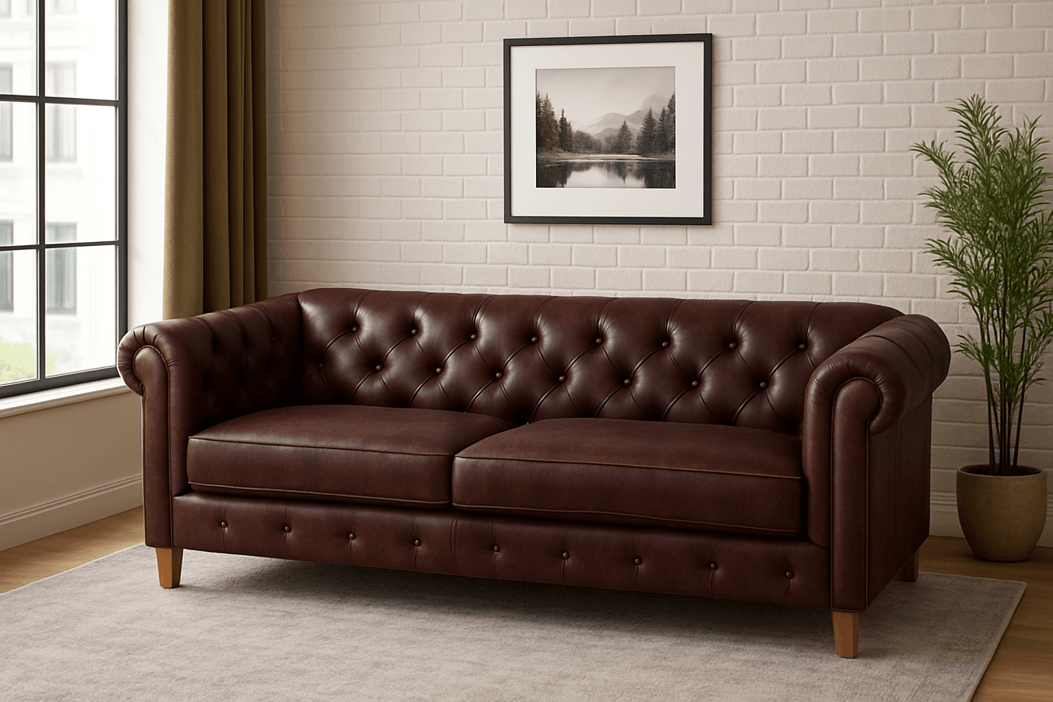 Long sofa
