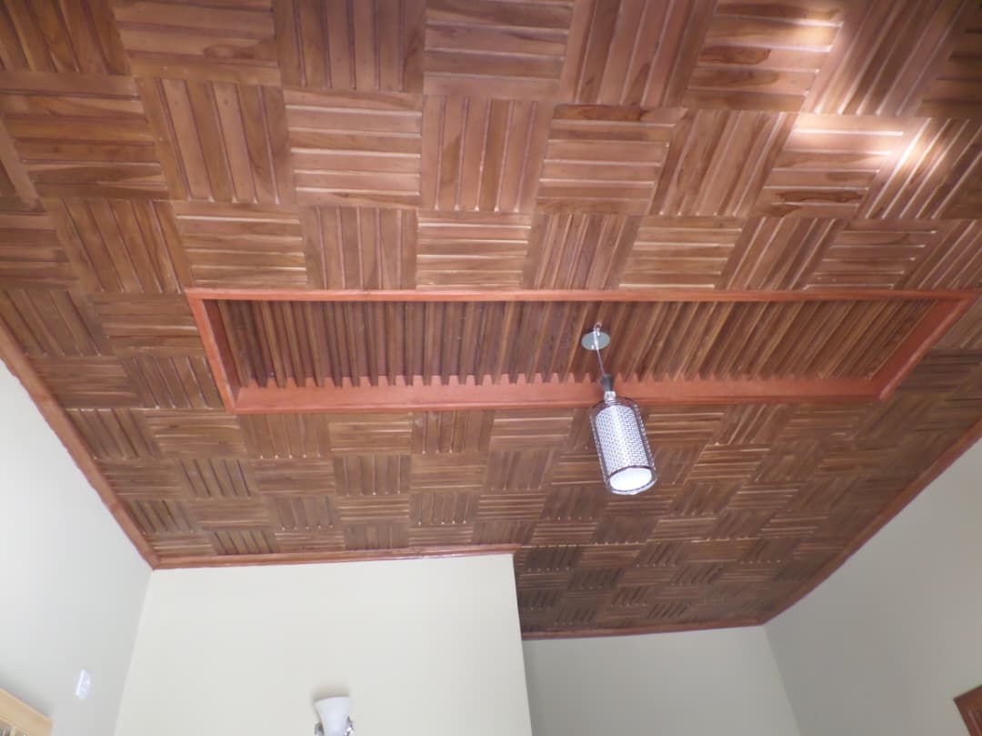 Wooden ceiling
