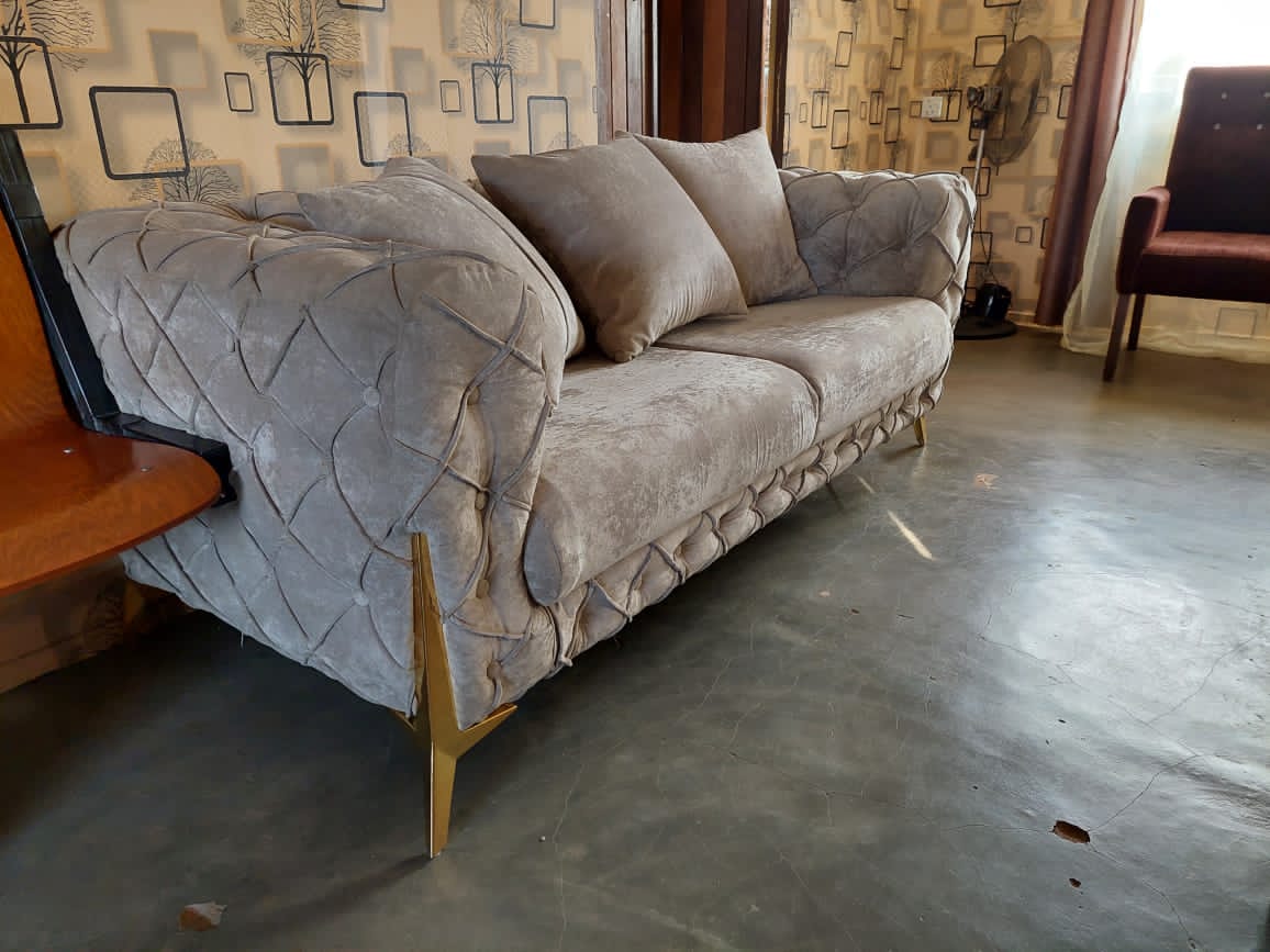 Stylized long sofa